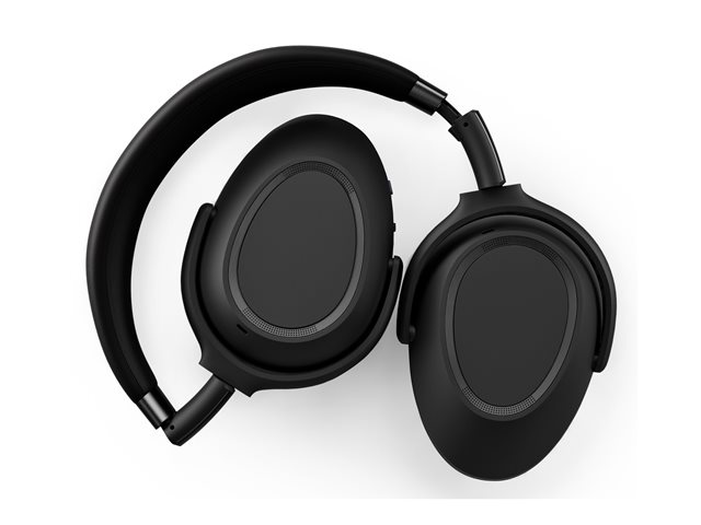 EPOS ADAPT 660 - Headphones with mic - full size - Bluetooth - wireless, wired - active noise cancelling - 3.5 mm jack, USB-A via Bluetooth adapter - black - Avaya Certified, Certified for Microsoft Teams, Google Meet Certified, Amazon Chime Certified, Zoom Certified, Cisco Webex Certified, Alcatel-Lucent Certified, Mitel Certified, Unify Certified, Works With Chromebook Certified