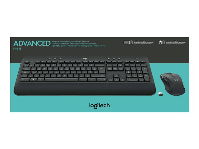 MK545 ADVANCED Wireless Keyboard and Mouse Combo - US INTL QWERTY
