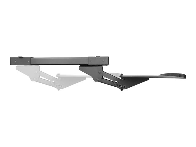 StarTech.com Under Desk-Mount Keyboard Tray - 26.4? Wide - Adjustable - Ergonomic Slide-Out Keyboard Shelf with Tilt and Swivel (KBTRAYADJ) - Keyboard drawer - under-desk mountable - black - for P/N: ARMBARDUOV, ARMBARTRIO2, ARMDUALSS, ARMDUALV, LTRISERP, MONSTADJDL, MONSTADQI