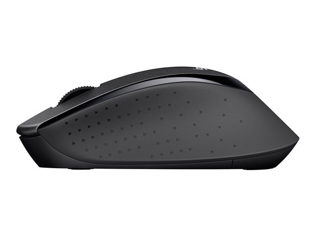 Logitech M330 SILENT PLUS - Mouse - 3 buttons - wireless - 2.4 GHz - USB wireless receiver - black
