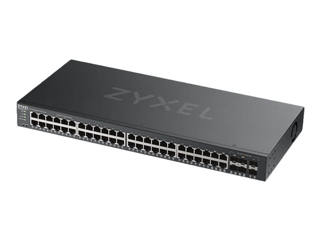 Zyxel GS2220-50 - Switch - Managed - 44 x 10/100/1000 + 4 x combo Gigabit SFP + 2 x Gigabit SFP - rack-mountable