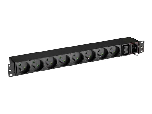 Eaton FlexPDU - Power distribution unit (rack-mountable) - AC 220-240 V - 3000 VA - input: IEC 60320 C20 16A - output connectors: 9 (IEC connector, French / UTE) - 1U - 19\"