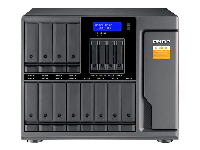 QNAP TL-D1600S - Hard drive array - 16 bays (SATA-600) - SATA 6Gb/s (external)