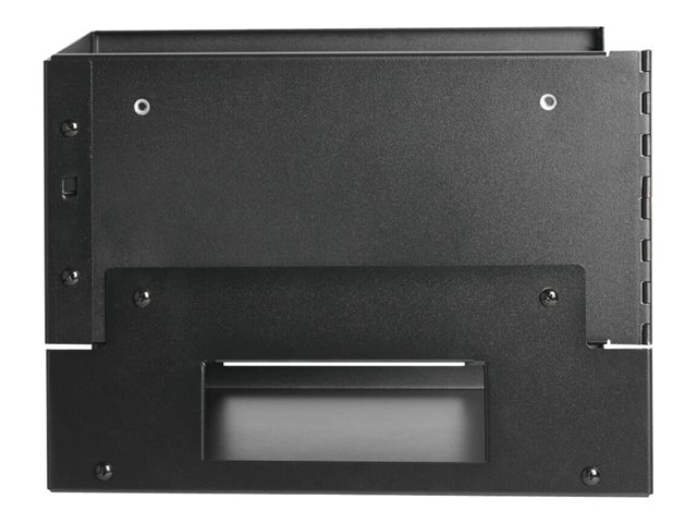 Tripp Lite 4U Wall-Mount Bracket with Shelf for Small Switches and Patch Panels, Hinged - Rack mount shelf - hinged - wall mountable - black - 4U - 19\"