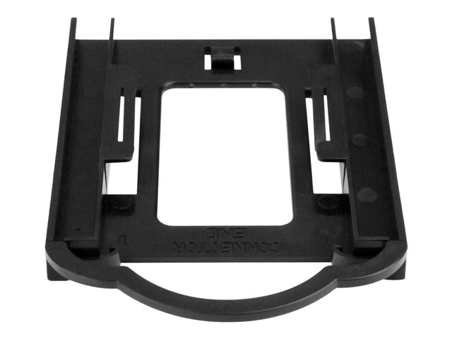 StarTech.com 2.5\" HDD / SDD Mounting Bracket for 3.5\" Drive Bay - Tool-less Installation - 2.5 Inch SSD HDD Adapter Bracket (BRACKET125PT) - Storage bay adapter - 3.5\" to 2.5\" - black - for P/N: M2E4SFF8643, PEX4SFF8643, U2M2E125