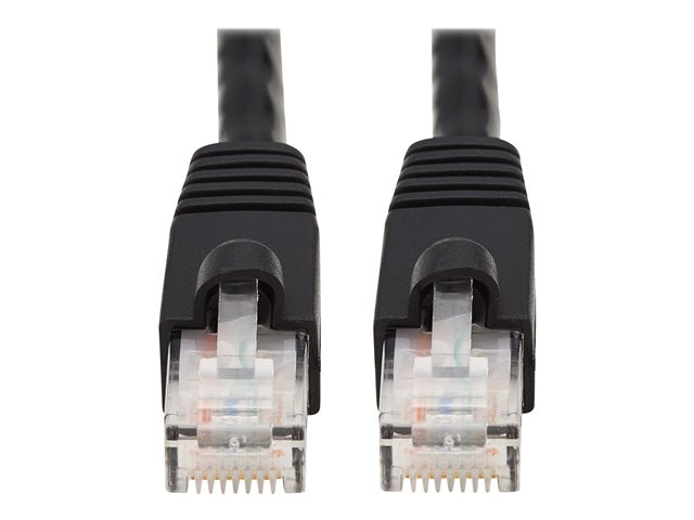 Eaton Tripp Lite Series Cat6a 10G Snagless UTP Ethernet Cable (RJ45 M/M), Black, 25 ft. (7.62 m) - Patch cable (DTE) - RJ-45 (M) to RJ-45 (M) - 7.62 m - UTP - CAT 6a - IEEE 802.3af - snagless, stranded - black