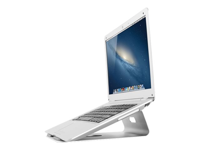 Neomounts NSLS025 - Stand - for notebook - brushed aluminium - silver - screen size: 10\"-17\" - desktop