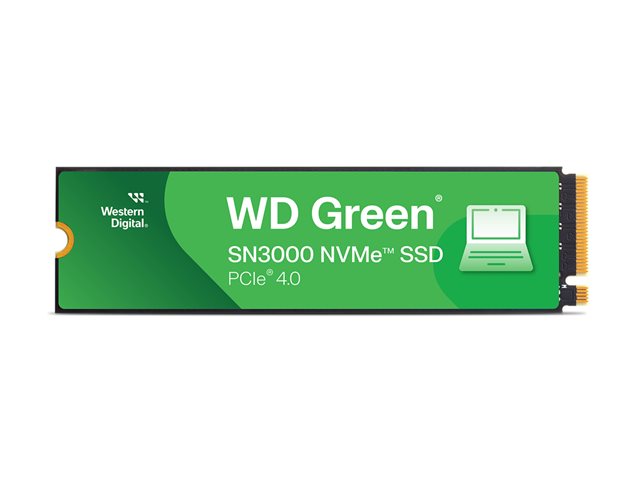WD Green SN3000 WDS100T4G0E-00CPS0 - SSD - 1 TB - internal - M.2 2280 - PCIe 4.0 x4 (NVMe)