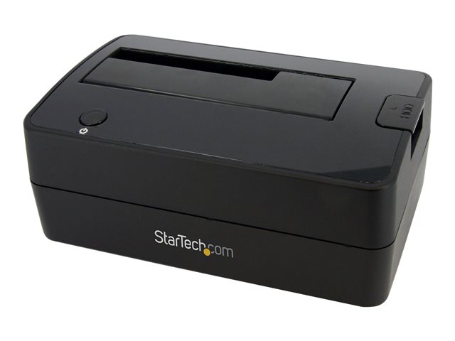 StarTech.com SuperSpeed USB 3.0 to SATA Hard Drive Docking station for 2.5/3.5 HDD - HDD Docking station - SATA Dock - HDD docking station - bays: 1 - 2.5\", 3.5\" - SATA 3Gb/s - USB 3.0 - black - for P/N: PEXUSB3S24, PEXUSB3S44V, SVA12M2NEUA, SVA12M5NA, USBDUP15, USBDUPE115, USBDUPE17