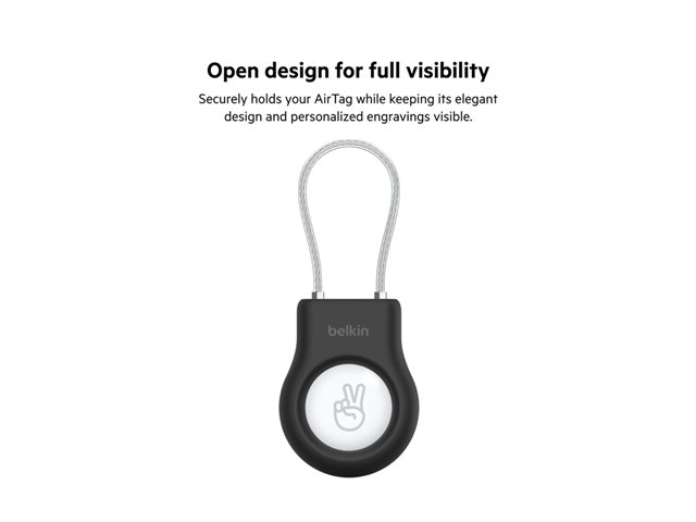 Belkin - Case for airtag - black - for Apple AirTag