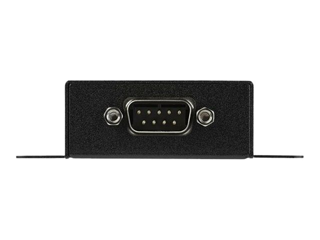 StarTech.com 1 Port RS232 to Ethernet IP Converter / Device Server - Aluminum - Serial over IP Device Server - Serial to IP Converter (NETRS2321P) - Device server - 100Mb LAN, RS-232 - AC 100/230 V - rail mountable - for P/N: SVA12M2NEUA, SVA12M5NA