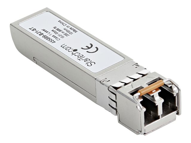 StarTech.com HPE 455889-B21 Compatible SFP+ Module, 10GBASE-LRM, 10GbE Multi Mode Fiber Optic Transceiver (MMF), 10GE Gigabit Ethernet SFP+, LC 200m, 1310nm, DDM, HPE BladeSystem, c-Class - Lifetime Warranty (455889-B21-ST) - SFP+ transceiver module (equivalent to: HP 455889-B21) - 10 GigE - 10GBase-LRM - LC multi-mode - up to 200 m - 1310 nm - for HP 10Gb, NC522SFP, NC524SFP, HPE 6120XG, Virtual Connect Flex-10
