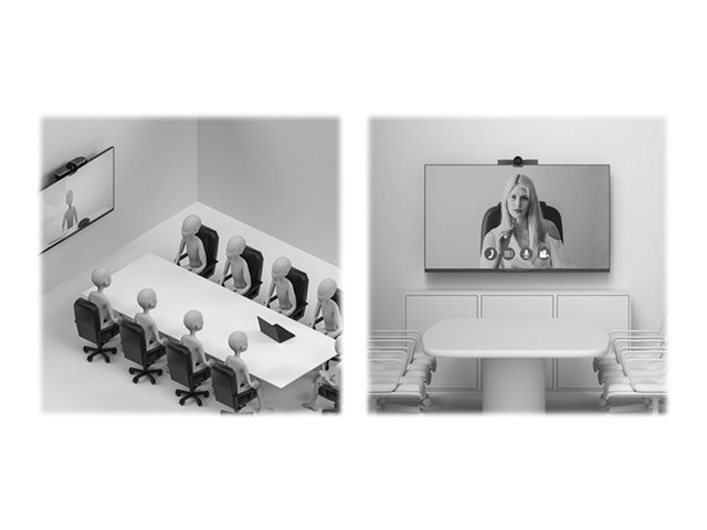 ACT AC7990 - Conferentiecamera - binnen - kleur - 2 MP - 1920 x 1080 - 1080p - audio - USB-C