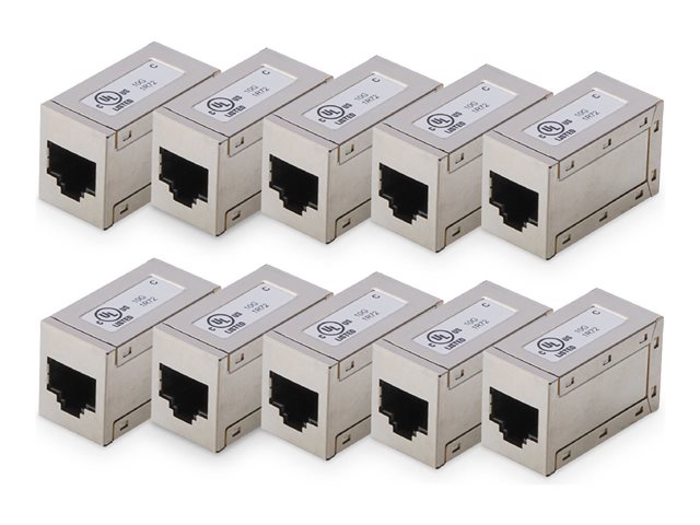 Modular Coupling 8P8C 1:1 shielded CAT6