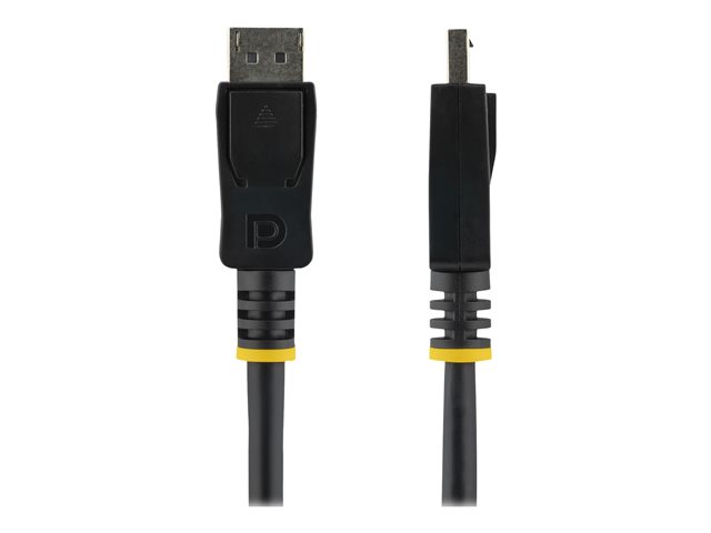 StarTech.com 5m Long DisplayPort 1.2 Cable with Latches DisplayPort 4k - DisplayPort cable - DisplayPort (M) to DisplayPort (M) - 5 m - latched - black