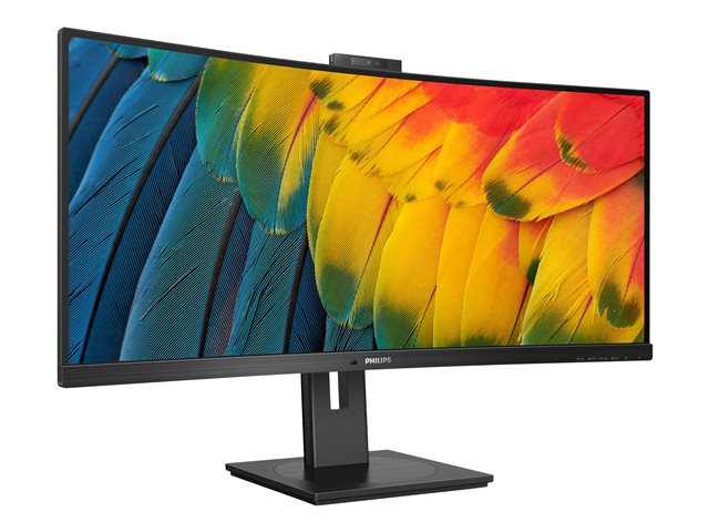 Philips 34B1U5600CH - 5000 Series - LED monitor - curved - 34\" - 3440 x 1440 WQHD @ 120 Hz - VA - 350 cd/m² - 3000:1 - 4 ms - HDMI, DisplayPort, USB-C - speakers - textured black