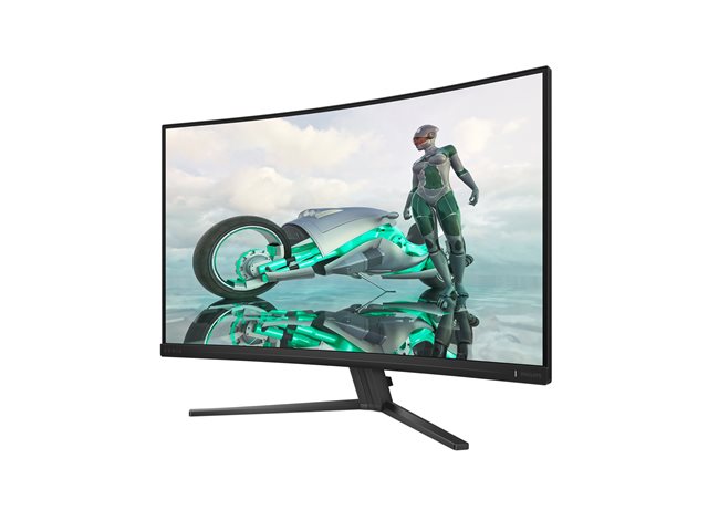 Philips Evnia 3000 32M2C3500L - LED monitor - gaming - curved - 32\" (31.5\" viewable) - 2560 x 1440 QHD @ 180 Hz - Fast VA - 300 cd/m² - 3500:1 - HDR10 - 0.5 ms - 2xHDMI, DisplayPort - charcoal
