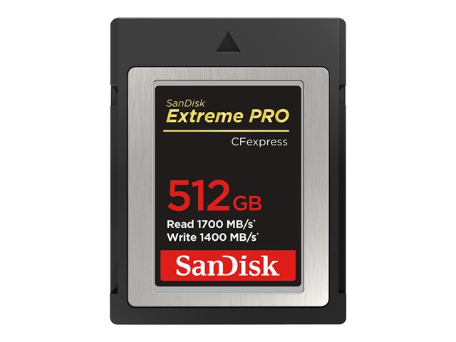 SanDisk Extreme Pro - Flash memory card - 512 GB - CFexpress