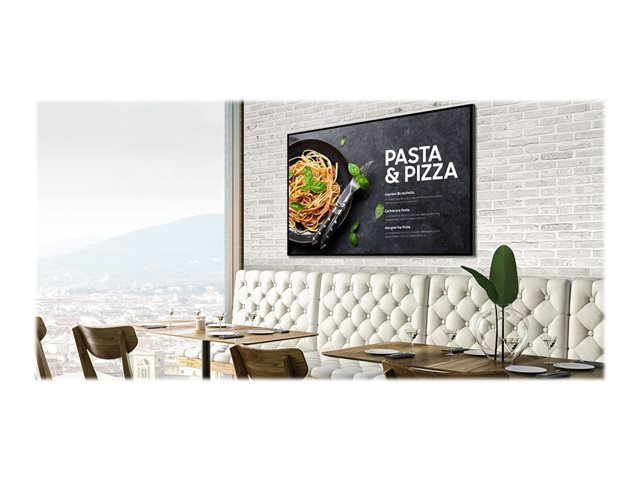 Samsung QM43B-T - 43\" Diagonal Class QMB-T Series LED-backlit LCD display - digital signage - with touchscreen - Tizen OS - 4K UHD (2160p) 3840 x 2160