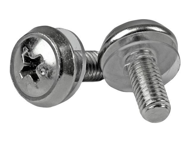M5 X 12MM - MOUNTING SCREWS - 100 PACK - M5 X 12MM - SCREWS - 100 PACK BLACK - M5 MOUNTING SCREWS FOR SERVER RACK CABINET