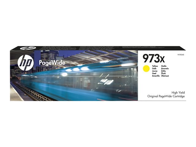 HP 973X - High Yield - yellow - original - PageWide - ink cartridge - for PageWide Managed MFP P57750, P55250, PageWide Pro 452, 477
