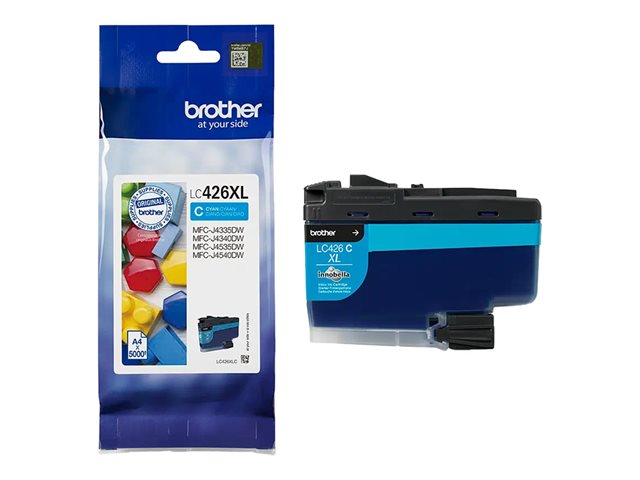 Brother LC426XLC - High Yield - cyan - original - ink cartridge - for Brother MFC-J4335, MFC-J4340, MFC-J4535, MFC-J4540