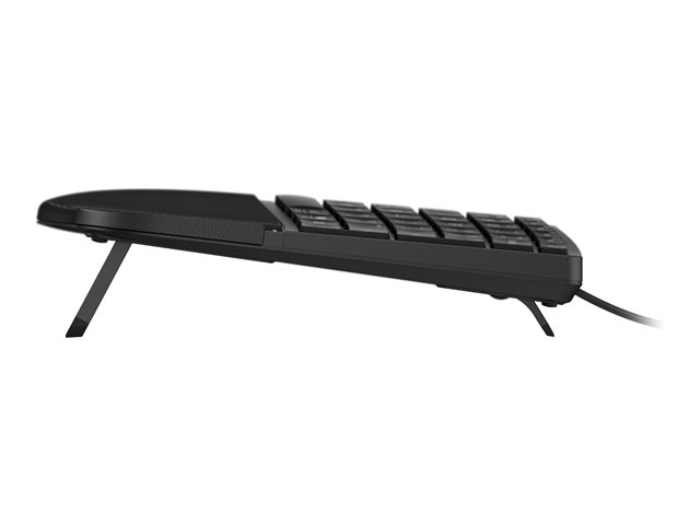 HP 485 Comfort - Keyboard - multi device, 23 programmable keys, 3-zone layout - full size - USB - QWERTZ - Swiss - black