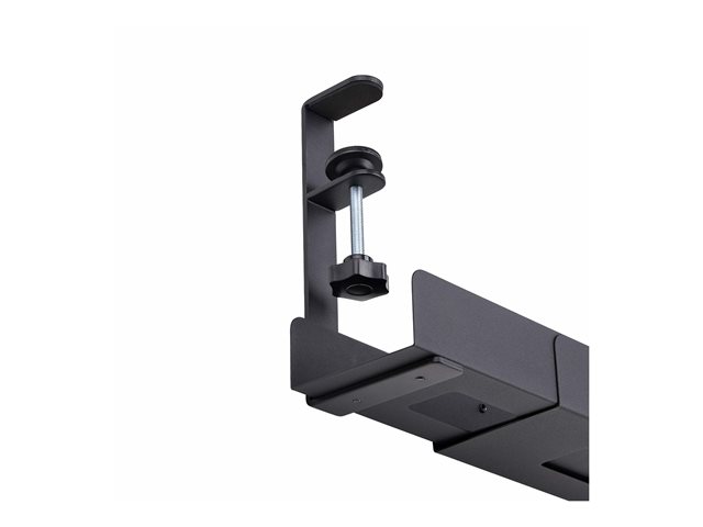 StarTech.com Under Desk Cable Management Tray, Clamp-on Installation - Cable management tray - under-desk mountable - black - 80 cm