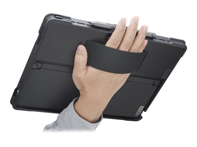 Lenovo ThinkPad - Back cover for tablet - thermoplastic polyurethane (TPU), polycarbonate, silicone - black - for ThinkPad X12 Detachable 20UV, 20UW