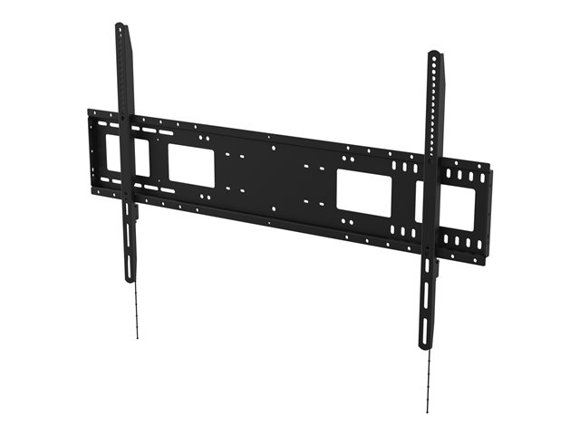 VISION Heavy Duty Display Wall Mount - LIFETIME WARRANTY - fits display 47-110\" with VESA sizes up to 1000 x 600 - non-tilting - suits interactive flat panels or LED TVs - arms latch securely - 3mm cold-rolled steel - media player fixing points - SWL 130kg / 287lb - black