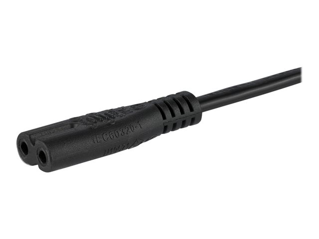 StarTech.com 6ft (1.8m) UK Laptop Power Cable, BS 1363 to C7, 2.5A 250V, 18AWG, Black, AC Notebook/Laptop Replacement Cord, Printer Cable, UK Laptop Charger Cord, BS 1363 to IEC60320 C7 - Power Brick Cord - Power cable - IEC 60320 C7 to BS 1363 (M) - AC 230 V - 1.8 m - black