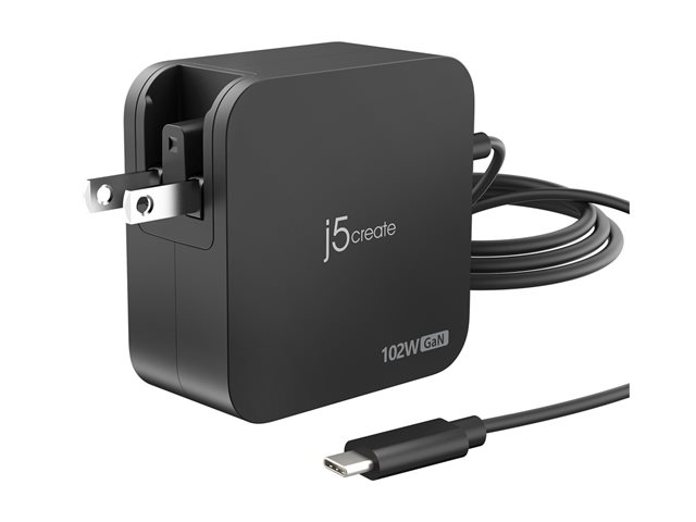 102W GaN PD USB-C 2-Port Charger AC Plug