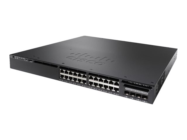 Cisco Catalyst 3650-24TS-S - Switch - L3 - Managed - 24 x 10/100/1000 + 4 x SFP - desktop, rack-mountable - refurbished
