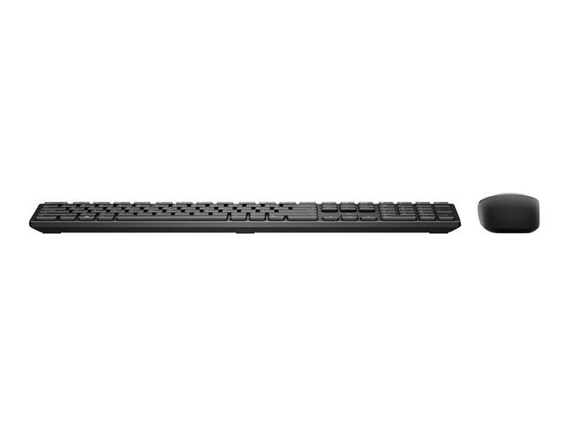 Dell Pro KM5221W - Retail Box - keyboard and mouse set - wireless - 2.4 GHz - QWERTY - US International - black
