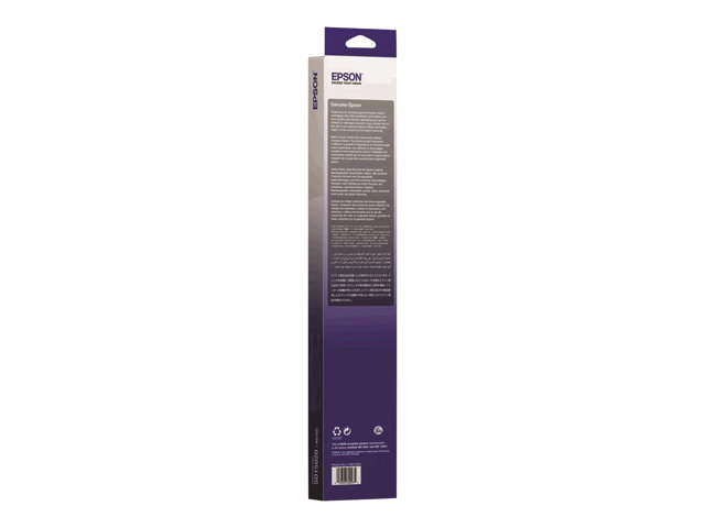 Epson - 1 - black - printer fabric ribbon - for FX 100, 1000, 105, 1050, 1170, 1180, LX 1050, 1050+, 1170 II