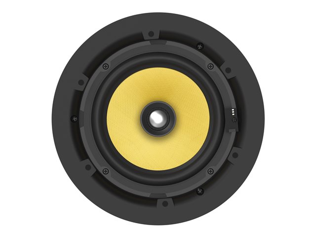 VISION Professional Pair Active 6.5\" Ceiling Speakers - LIFETIME WARRANTY - 2 x 35w (RMS) - switch between modes: standalone pair, or multi-pair system - RS-232 - Bluetooth (renameable, set pin), minijack input - daisy-chain in/out - Remote control -