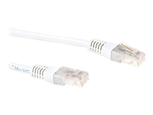 CAT6 U/UTP LSZH WHITE 1.00M. 1 stk