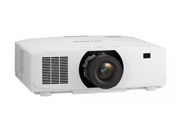 Sharp XP-V801U-W - 3LCD projector - 8000 lumens - WUXGA (1920 x 1200) - 16:10 - 4K - no lens - LAN - white - with NEC InstaCare Next Business Day Exchange