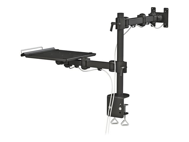 Neomounts FPMA-D960NOTEBOOK - Mounting kit - full-motion - for LCD display / notebook - black - screen size: 10\"-27\" - clamp mountable, desk-mountable