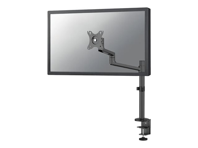 Neomounts DS60-425BL1 - Mounting kit (desk clamp mount, desk grommet, VESA adapter plate, monitor arm) - full-motion adjustable arm - for LCD display - steel - black - screen size: 17\"-27\"