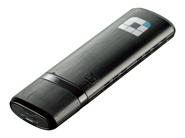D-Link Wireless AC1200 DWA-182 - Network adapter - USB 2.0 - 802.11a, 802.11b/g/n, Wi-Fi 5
