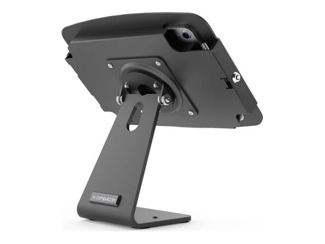 Compulocks iPad 10.9\" 10th Gen Space Enclosure Rotating Counter Stand - Stand - for tablet - lockable - high-grade aluminium - black - screen size: 10.9\" - mounting interface: 100 x 100 mm - counter top - for Apple 10.9-inch iPad (10th generation)