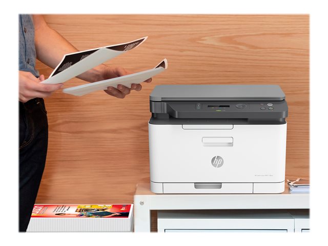 HP Color Laser MFP 178nw - Multifunction printer - colour - laser - A4 (210 x 297 mm) (original) - A4/Letter (media) - up to 18 ppm (copying) - up to 18 ppm (printing) - 150 sheets - USB 2.0, LAN, Wi-Fi(n)