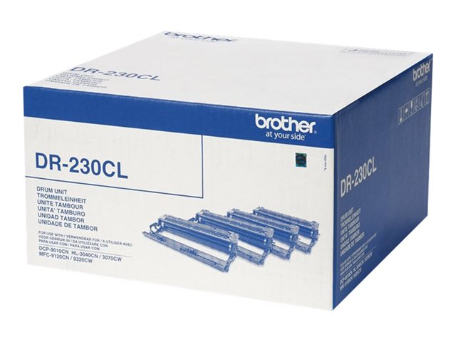 Brother DR230CL - Black, yellow, cyan, magenta - original - drum kit - for Brother DCP-9010CN, HL-3040CN, HL-3070CW, MFC-9120CN, MFC-9320CW