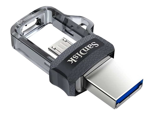 SanDisk Ultra Dual - USB flash drive - 128 GB - USB 3.0 / micro USB