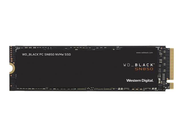 WD Black SN850 NVMe SSD WDS200T1X0E - SSD - 2 TB - internal - M.2 2280 - PCIe 4.0 x4 (NVMe)
