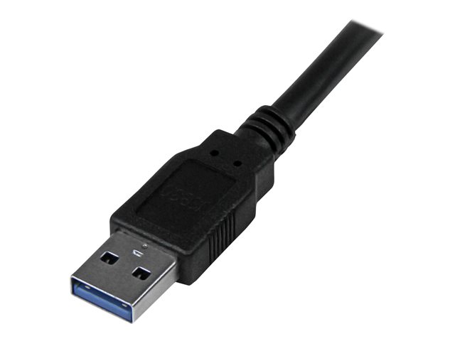 StarTech.com 3m 10 ft USB 3.0 Cable - A to A - M/M - Long USB 3.0 Cable - USB 3.1 Gen 1 (5 Gbps) (USB3SAA3MBK) - USB cable - USB Type A (M) to USB Type A (M) - USB 3.0 - 3 m - molded - black - for P/N: HB30C1A1CPD, HB30C3A1CFBW, HB30C3A1CST, HB30C5A2CSC, HB30C5A2CST, SV231DPU34K
