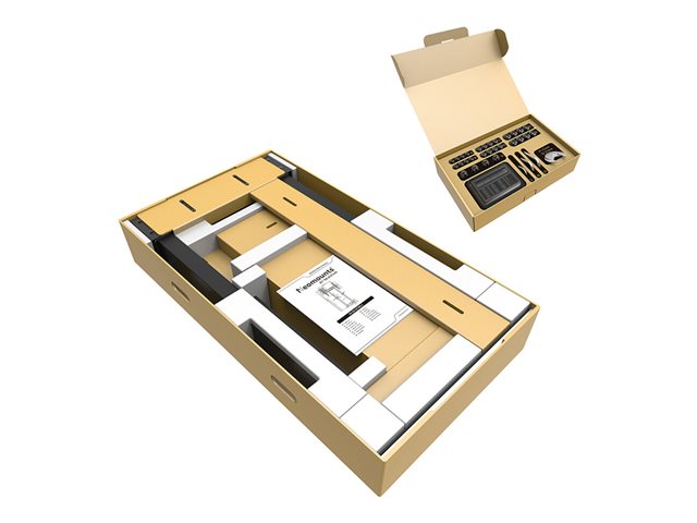 Neomounts WL55-875BL1 - Mounting kit (wall mount) - motorised - for flat panel - lockable - steel - black - screen size: 55\"-100\"