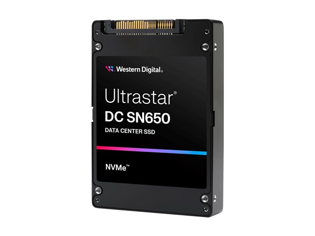 WD Ultrastar DC SN650 WUS5EA176ESP5E3 - SSD - 7.68 TB - internal - 2.5\" - U.3 PCIe 4.0 (NVMe)