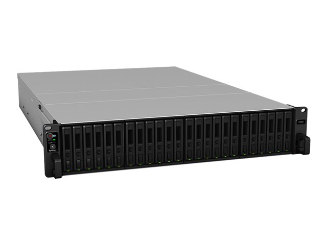 Synology FlashStation FS3600 - NAS server - 24 bays - rack-mountable - RAID RAID 0, 1, 5, 6, 10, JBOD, RAID F1 - RAM 16 GB - Gigabit Ethernet / 10 Gigabit Ethernet - iSCSI support - 2U